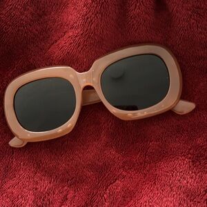 Trendy fashion unbranded oversized sunglasses